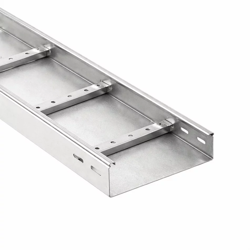 Лоток неперфорированный 300x200x3000 лонжерон 2.0 мм оцинкованный фото