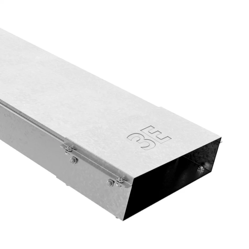 Короб ЗЕ-9 150х50х2000 (S=1.0) INOX фото